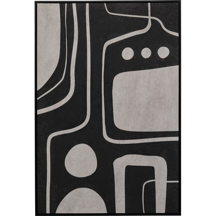 Cuadro Canvas Artistic Blacky 70x110 cm