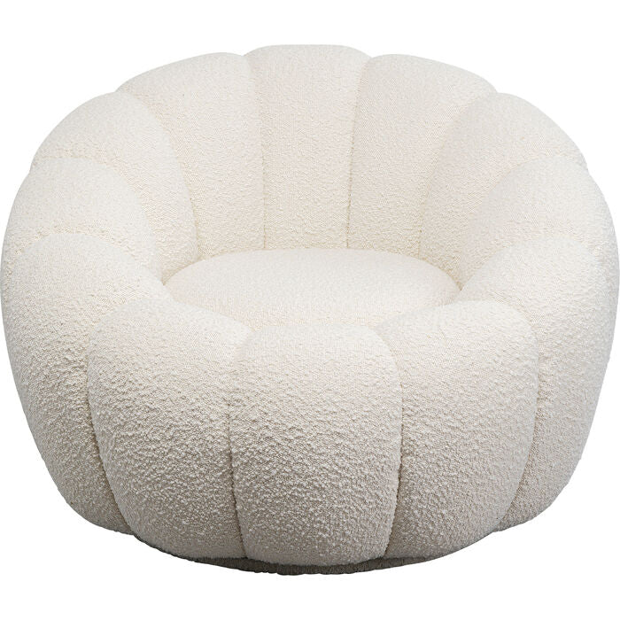 Sillon Giratorio Peppo Bloom White