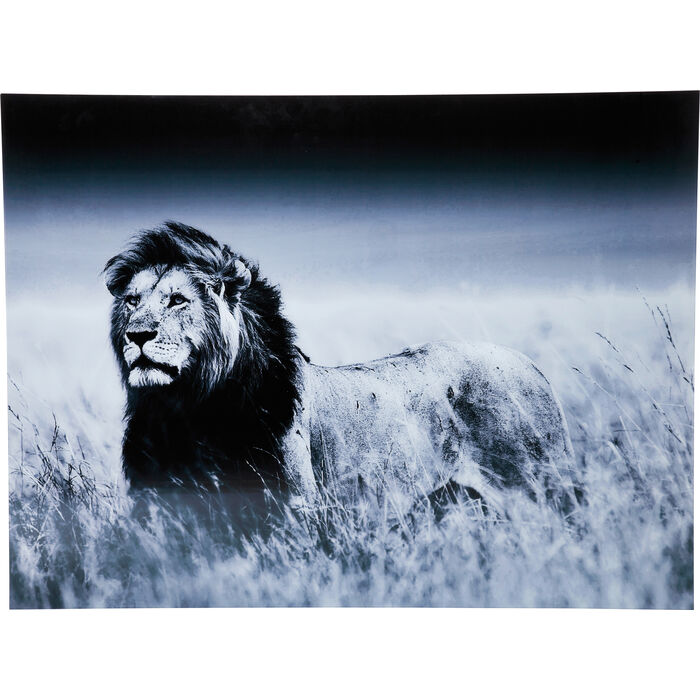 Cuadro de Vidrio Lion King Standing 160x120 cm