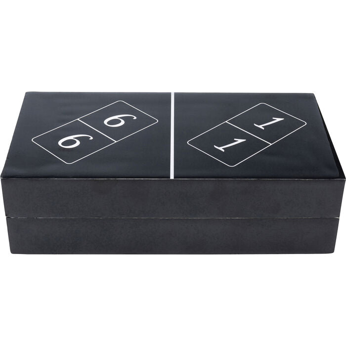 Objeto Decorativo Domino Black 24x7 cm