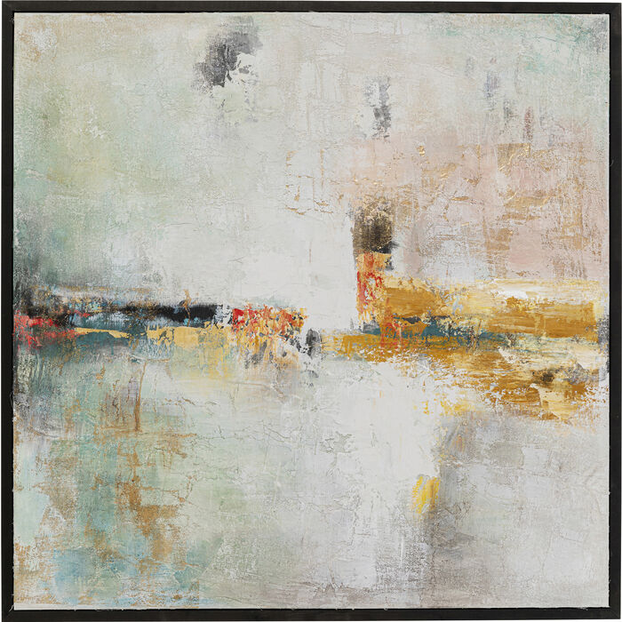 Cuadro Framed Dust Gold 120x120 cm