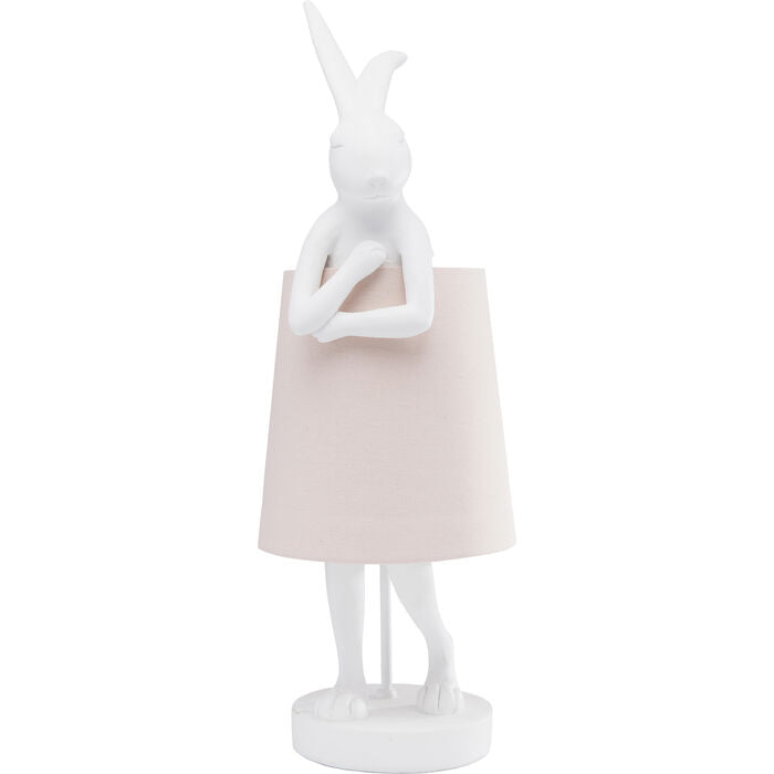 Lampara de Mesa Animal Rabbit White 68 cm