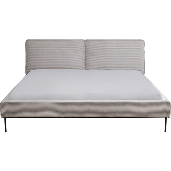 Cama East Side Cord Grey 160x200 cm